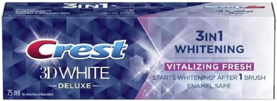 Crest 3D White Deluxe Arctic Fresh Toothpaste 75ml
